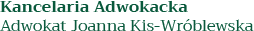 Joanna Kis-Wróblewska Kancelaria Adwokacka Adwokat - Logo